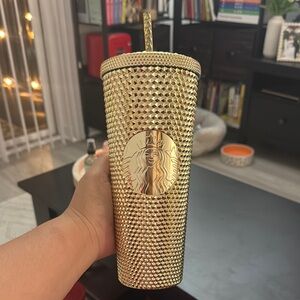 Starbucks Gold Studded Tumbler